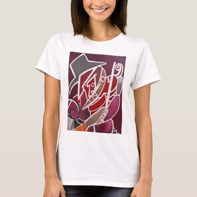 "Rote Einfarbige " T-Shirt (Vorderseite)