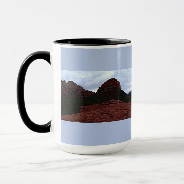 Rote Eisenoxidgesteine von Sedona Tasse (Links)