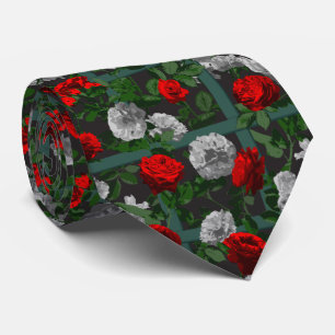 Rote Elegante Rose Krawatte