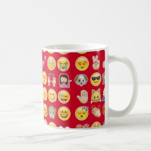 rote Emoji Kaffeetasse
