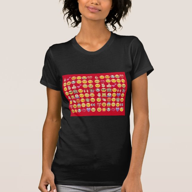 rote Emoji T-Shirt (Vorderseite)