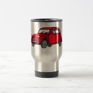 Rote Ente (2CV) Reisebecher