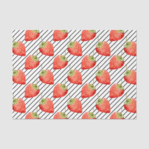 Rote Erdbeeren (Design 49 Red Series) Seidenpapier