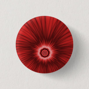 Rote Explosion mit Pinback Button