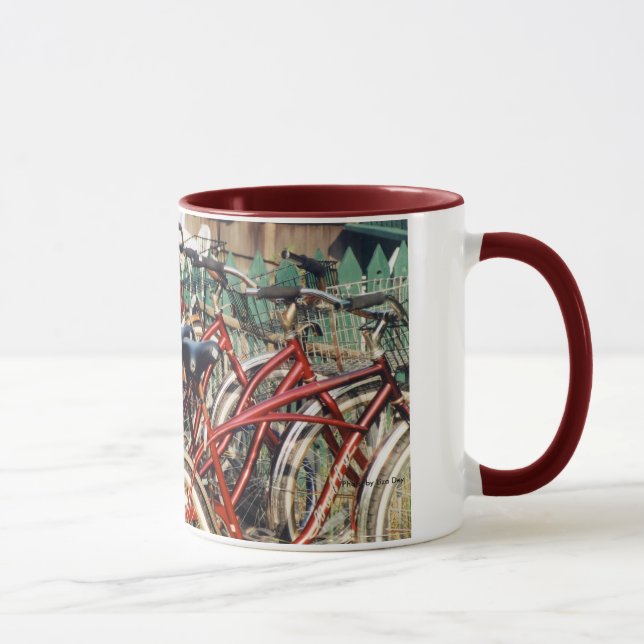 "Rote Fahrräder"-Tasse Tasse (Rechts)