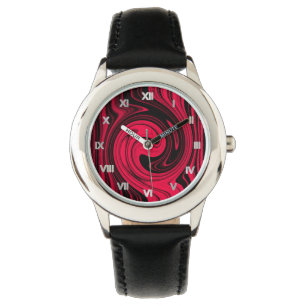 Rote Faltung Armbanduhr