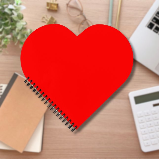 Rote Farbe | Classic | elegant | Trendy Notizbuch (Von Creator hochgeladen)