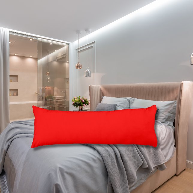 Rote Farbe | Classic | elegant | Trendy Seitenschläferkissen (Von Creator hochgeladen)