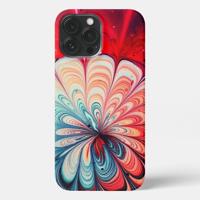 Rote Farbe iPhone 13 Pro Max Hülle (Rückseite)