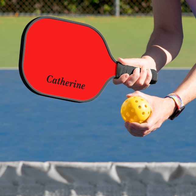 Rote Farbe | Klassisches Personalisiert Pickleball Schläger (InSitu)