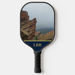 Rote Felsen Colorado-inspirierte Personalisierte Pickleball Schläger