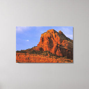 Rote Felsen im Sterling Canyon in Sedona Arizona Leinwanddruck