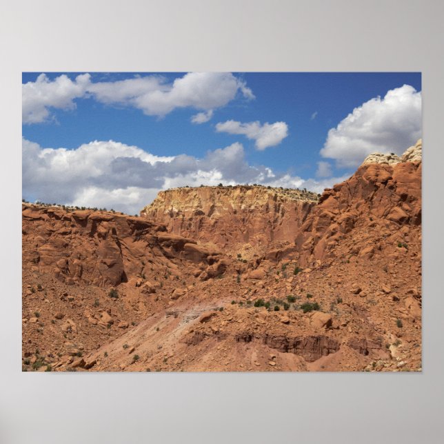 Rote Felsen in den Bergen von New Mexico 16x20 Poster (Vorne)
