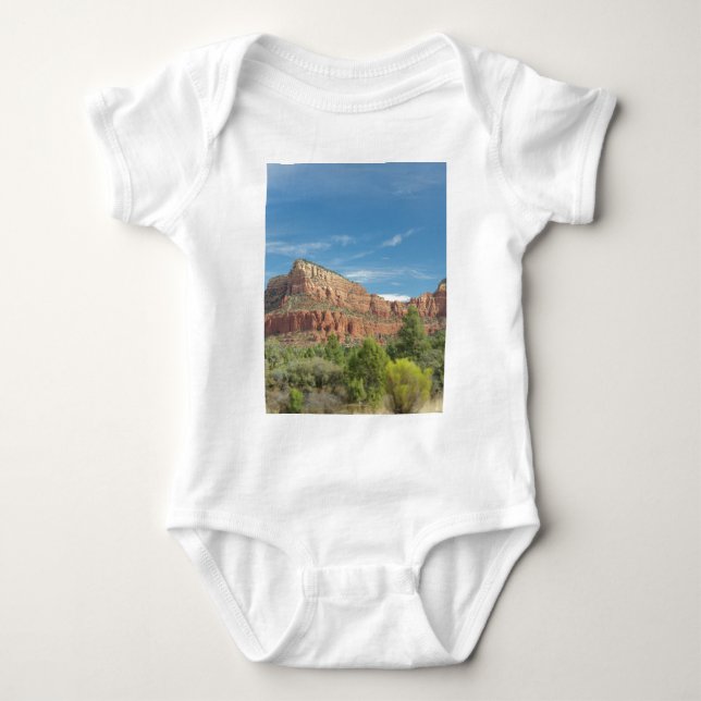 Rote Felsen in Sedona Baby Strampler (Vorderseite)