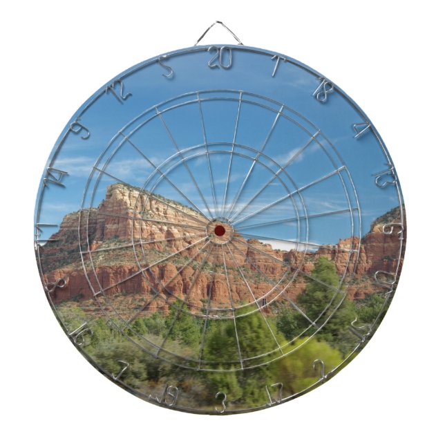 Rote Felsen in Sedona Dartscheibe (vorne)