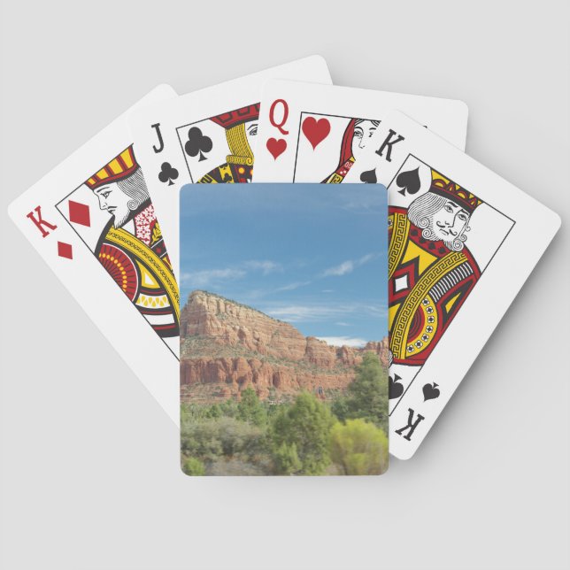 Rote Felsen in Sedona Spielkarten (Rückseite)