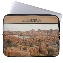 Rote Felsen Umgeben vom Prescott Arizona Foto Laptopschutzhülle