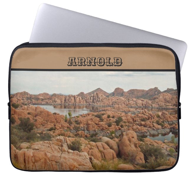 Rote Felsen Umgeben vom Prescott Arizona Foto Laptopschutzhülle (Vorderseite)