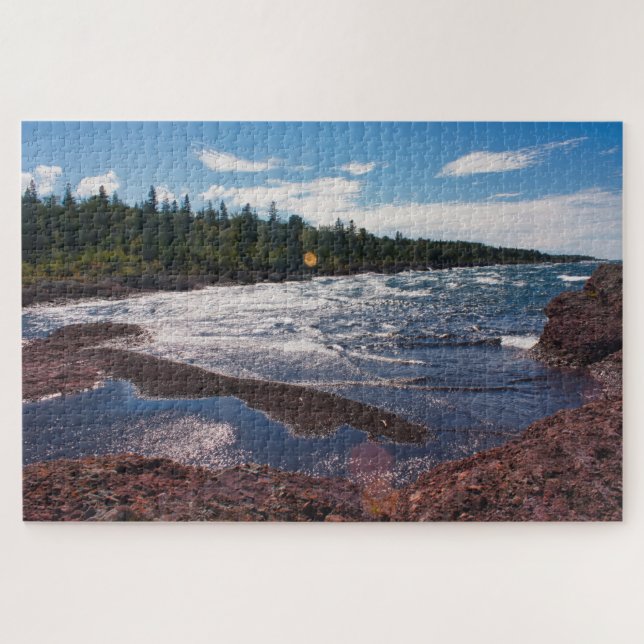 Rote Felsenküste – Lake Superior, O.P. (Horizontal)