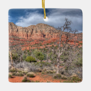 Rote Felslandschaft Sedona Arizona Keramikornament