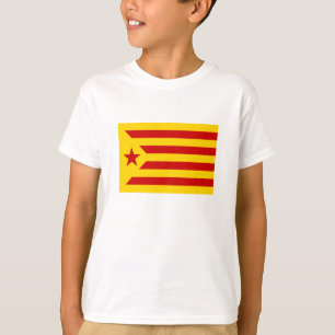 Rote Flagge Kataloniens T-Shirt