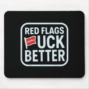 Rote Flaggen für bessere Mousepad