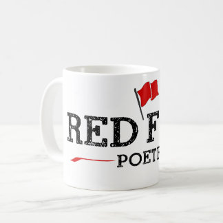 Rote Flaggen-Poesie-Tasse Kaffeetasse