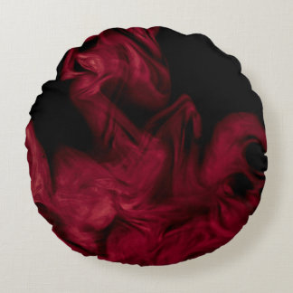 Rote Flamme Rundes Kissen
