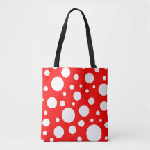 Rote Flecken Tote Tasche