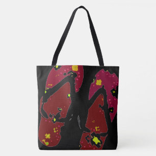 Rote Flip Flops Tasche