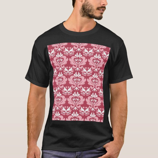 Rote Flora: Blassbeige Nahtlos T-Shirt (Vorderseite)