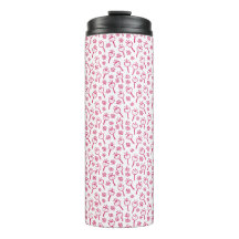 Rote Floral Thermal Tumbler