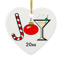 Rote Freude an der Weihnachtsandenken-Verzierung