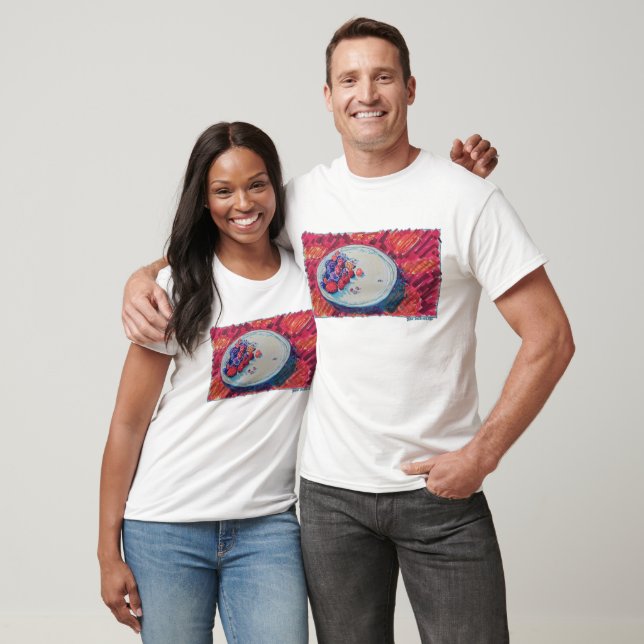 Rote Früchte-Schale T-Shirt (Unisex)