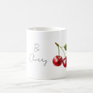Rote Früchte seien Kirsche Kaffeetasse