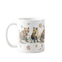 Rote Füchse, klassische Tasse, 11 oz