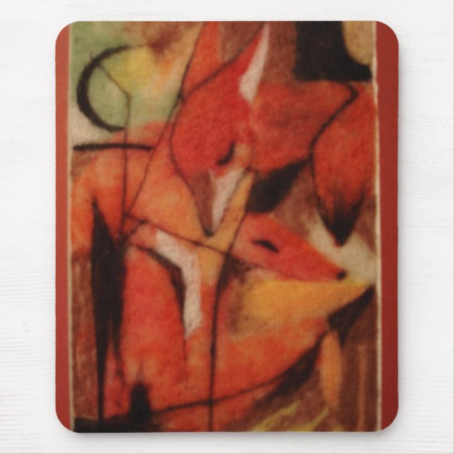 Rote Füchse Mousepad (Vorne)