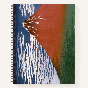 Rote Fuji, Aka Fujiyama Vulkan Katsushika Hokusai Notizbuch