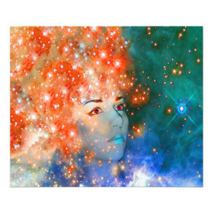 Rote Galaxie Fotodruck