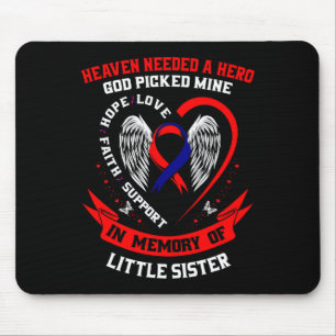 Rote Gedenkstätte spendet kleine Schwester Herzkra Mousepad