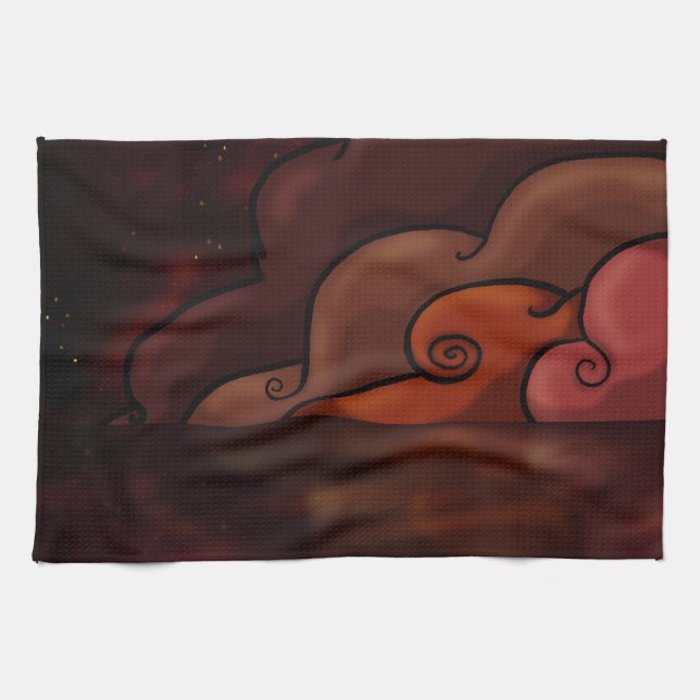 Rote Gefahr Handtuch (Horizontal)