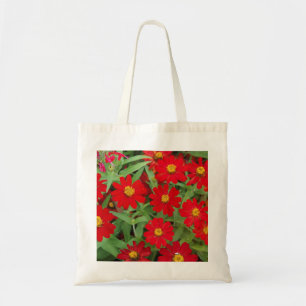 Rote gelbe Blumen Tosack Tragetasche