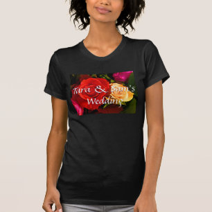Rote Gelbe Rose T-Shirt