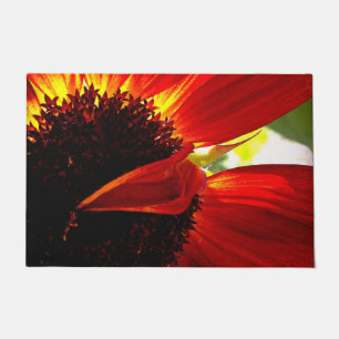 Rote Gerbera daisy Blume Foto kühl modern stilvoll Fußmatte
