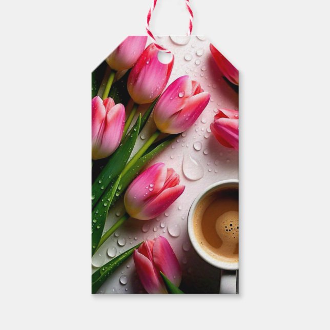 Rote Geschenktasche Geschenkanhänger (Vorderseite)