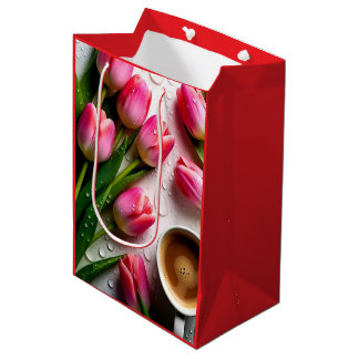 Rote Geschenktasche Mittlere Geschenktüte