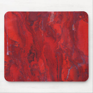 Rote gewirbelte Marmorplatte Mousepad