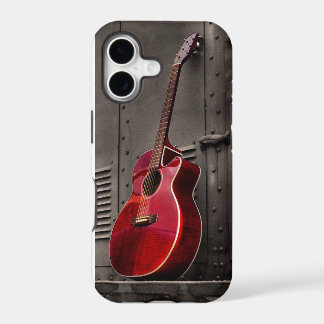 Rote Gitarre iPhone 5/5s Handy-Hülle