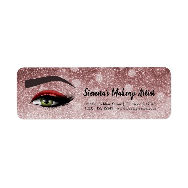 Rote Glasien Augen | Makeup artist (Vorne)