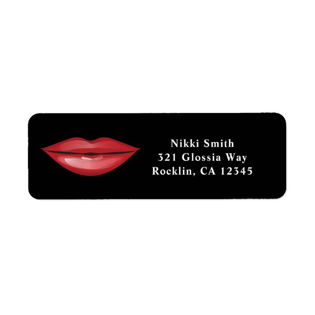 Rote Glossen Lippen Kiss Chic Modern Glam Beauty (Vorne)